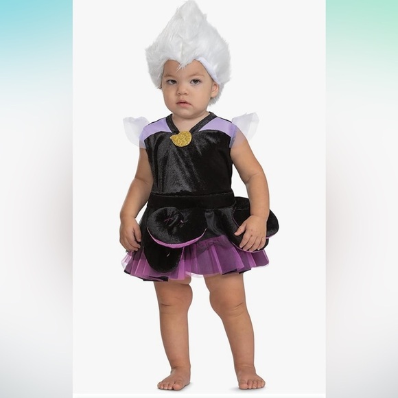 Nwt 12-18 months Official Disney The Little Mermaid  URSULA Costume - Picture 1 of 5